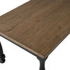 Furniture of America Neue Mills Black Modern Farmhouse Rect. Dining Table Model FM39009BK-T