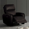 Furniture of America Schlieren Black Contemporary Power Recliner Model FM6012BK-CH-PM
