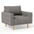 Furniture of America Elverum Charcoal Gray Contemporary Chair Model FM61000GY-CH