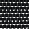 Furniture of America Viviani White/Black Transitional Ottoman Model FM61007BK-OT