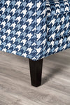 Furniture of America Colindale Gray/Blue Transitional Accent Chair Model FM61111BL-CH-PT