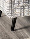Furniture of America Turnham White/Black Transitional Accent Chair Model FM61112WH-CH-PT