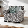 Furniture of America Queensbury White Transitional Accent Chair Model FM61113WH-CH-PT