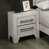 Furniture of America Dubuque Light Gray Contemporary Nightstand Model FM72003LG-N