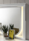 Furniture of America Lareina Pearl White Contemporary Mirror Model FM72081WH-M