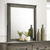 Furniture of America Britonale Rustic Gray Rustic Farmhouse Mirror Model FM7218GY-M