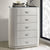 Furniture of America Aldgate Light Gray Contemporary Chest Model FM7244GY-C