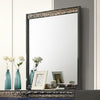 Furniture of America Hartlepool Ash Gray/Indigo Blue Glam Mirror Model FM7250BL-M