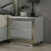 Furniture of America Ventnor Gray Glam Nightstand Model FM7251GY-N