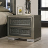 Furniture of America Leyland Dark Gray Contemporary Nightstand Model FM7252DG-N