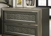 Furniture of America Leyland Dark Gray Contemporary Nightstand Model FM7252DG-N