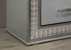 Furniture of America Cassiopeia Metallic Gray Glam Nightstand Model FM7253GY-N