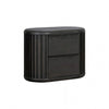Furniture of America Hildesheim Black Modern Contemporary 2 Drawer Nightstand Model FM73000BK-N1