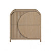 Furniture of America Tangentry Natural Modern 2 Drawer Nightstand Model FM73001NT-N