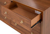 Furniture of America Hepburne Walnut Mid-Century Modern Dresser Model FM74000WN-D