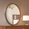 Furniture of America Hepburne Walnut Mid-Century Modern Mirror Model FM74000WN-M