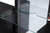 Furniture of America Ashbourne Black Contemporary Vanity Set Model FM7415BK-V-SET
