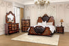 Furniture of America Aquilina Dark Cherry/Oak Traditional Chest Model FM7422CH-C