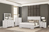 Furniture of America Basilone Rustic White Transitional Chest Model FM7440WH-C