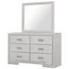 Furniture of America Basilone Rustic White Transitional Dresser Model FM7440WH-D