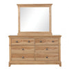 Furniture of America Mchenry Natural Oak Farmhouse Mirror Model FM7706NT-M