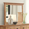 Furniture of America Mchenry Natural Oak Farmhouse Mirror Model FM7706NT-M