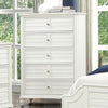 Furniture of America Whitehaven Antique White Transitional/Coastal Chest Model FM7708WH-C