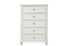 Furniture of America Whitehaven Antique White Transitional/Coastal Chest Model FM7708WH-C