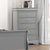 Furniture of America Louis Philippe Gray Transitional Chest Model FM7866GY-C