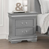 Furniture of America Louis Philippe Gray Transitional Night Stand Model FM7866GY-N