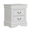 Furniture of America Louis Philippe White Transitional Night Stand Model FM7866WH-N