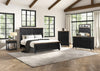 Furniture of America Neue Mills Farmhouse Black/Rustic Oak Modern Farmhouse Chest Model FM79009BK-C