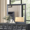 Furniture of America Hatton Cross Weathered Black Modern Classic Mirror Model FM79011BK-M