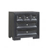 Furniture of America Hatton Cross Weathered Black Modern Classic Nightstand Model FM79011BK-N
