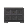 Furniture of America Hatton Cross Weathered Black Modern Classic Oversized Nightstand Model FM79011BK-N2
