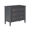 Furniture of America Altamira Malta Blue Modern French Oversized Nightstand Model FM79012BL-N2