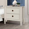 Furniture of America Altamira White Modern French Nightstand Model FM79012WH-N