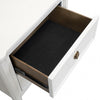 Furniture of America Altamira White Modern French Nightstand Model FM79012WH-N