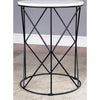 Furniture of America Madyson White/Black Transitional 3 Pc. Nesting Table Model FOA-AC340WH-3A