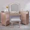 Furniture of America Tracie Tiffany Blush Glam Vanity Set Model FOA-DK5686PK-PK