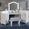 Furniture of America Tracie Luminous White Glam Vanity Set Model FOA-DK5686WH-PK