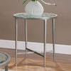 Furniture of America Freja Silver Contemporary End Table Model FOA4743E