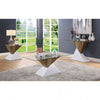 Furniture of America Bima White/Natural Tone Contemporary Coffee Table Model FOA4746C-TABLE