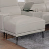 Furniture of America Brekstad Light Gray Contemporary Ottoman Model FOA6476LG-OT