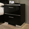 Furniture of America Carlie Black Contemporary Night Stand Model FOA7039N