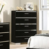 Furniture of America Carlie Black Contemporary Chest Model FOA7039C