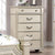 Furniture of America Pamphilos Antique White Traditional Chest Model FOA7144WH-C