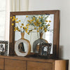 Furniture of America Leirvik Light Walnut Transitional Mirror Model FOA7460WN-M