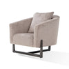 Modrest Forbis Contemporary Light Grey Fabric Accent Chair Model VGCSFORBIS-LGB-CH
