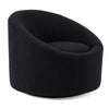 Modrest Frontier Glam Black Fabric Accent Chair Model VGOD-ZW-993-BLK